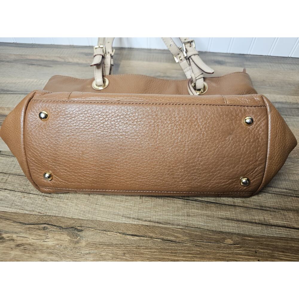 Michael Kors Jet Set East West Top Zip Acorn Saffiano Leather Tote Dust Cover - Picture 6 of 16